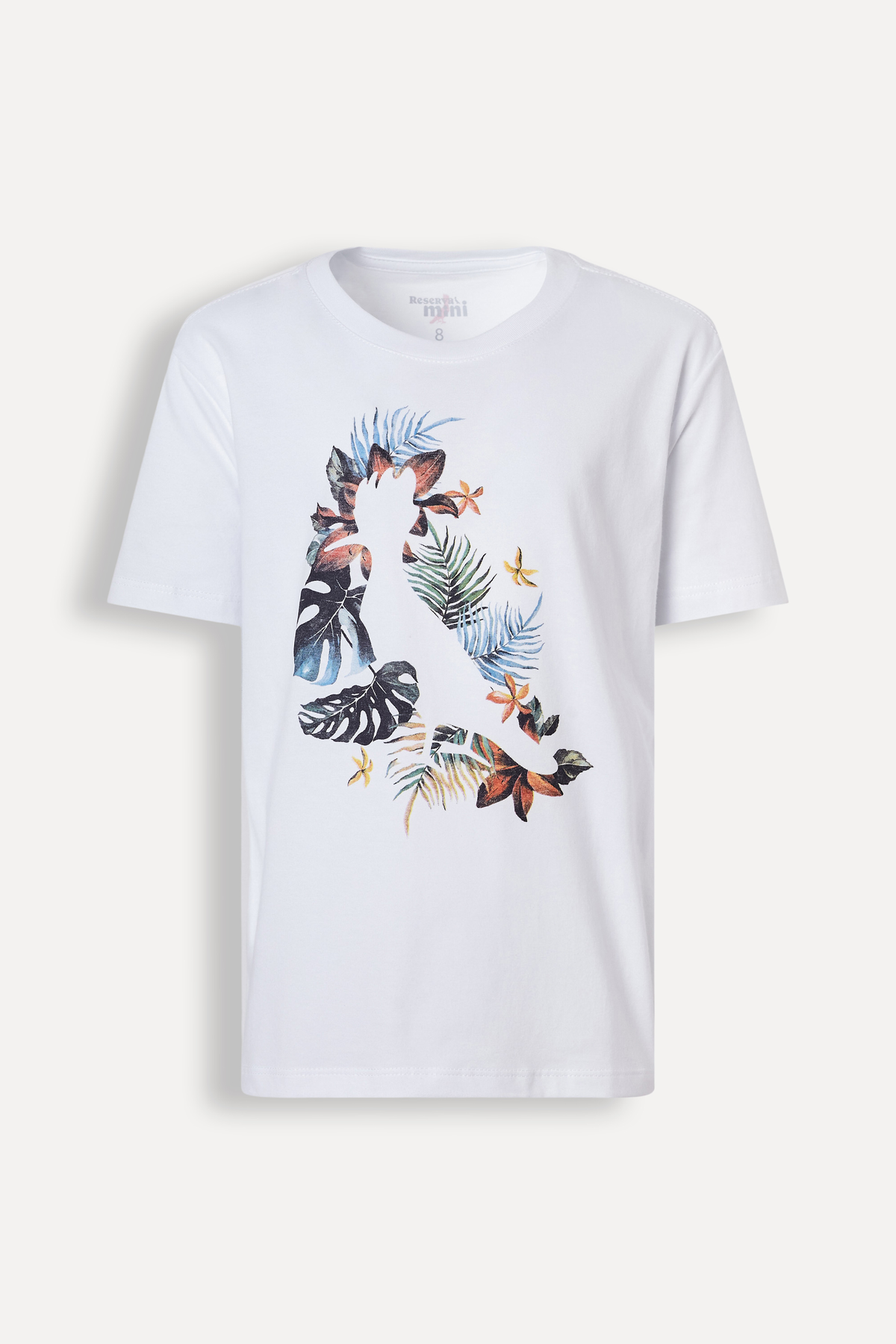 CAMISETA RSV MINI EST PICA PAU TROPICAL BRANCO