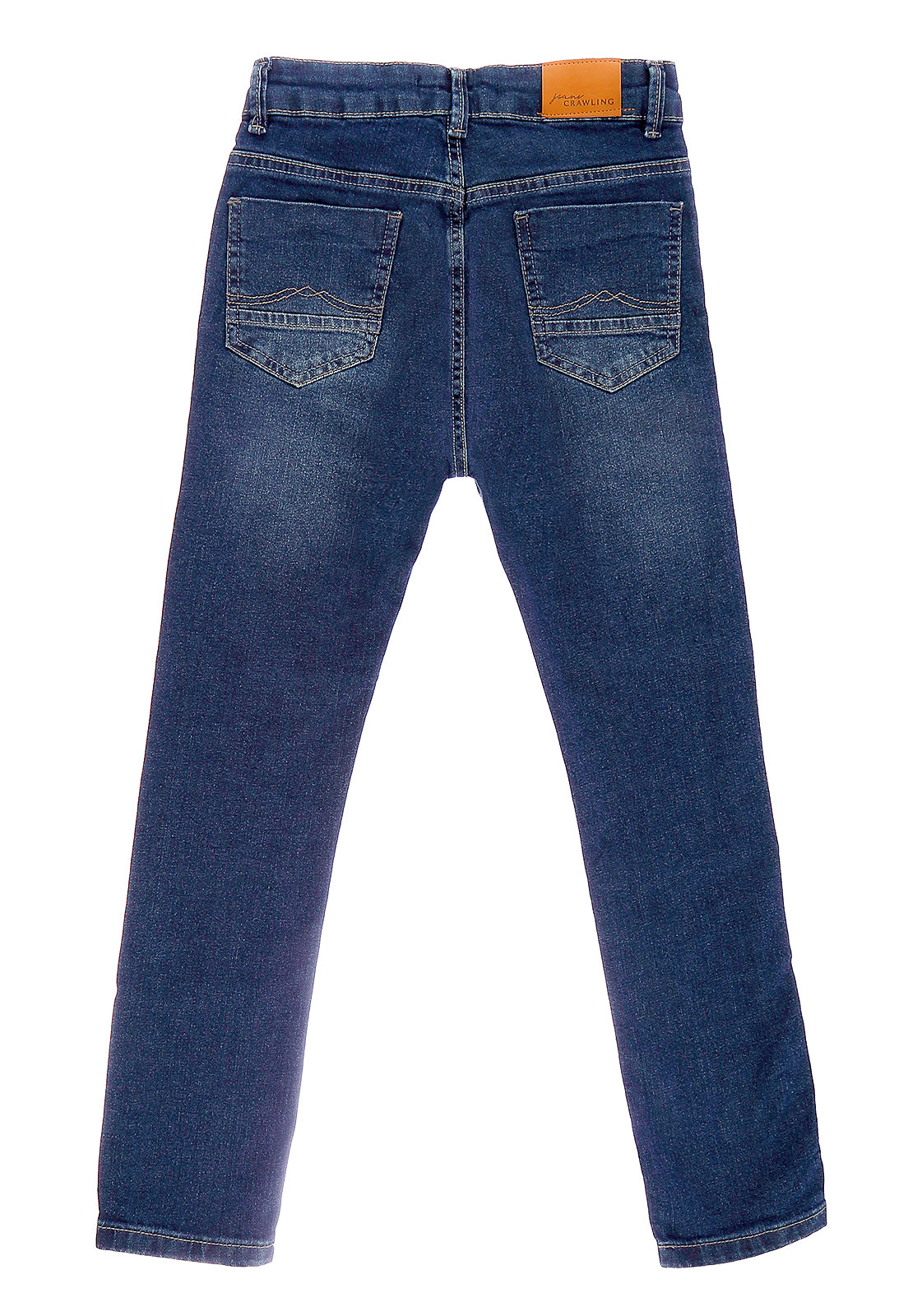 CALCA JEANS MAS SKINNY CRAWLING - 10/16 JEANS ESCURO