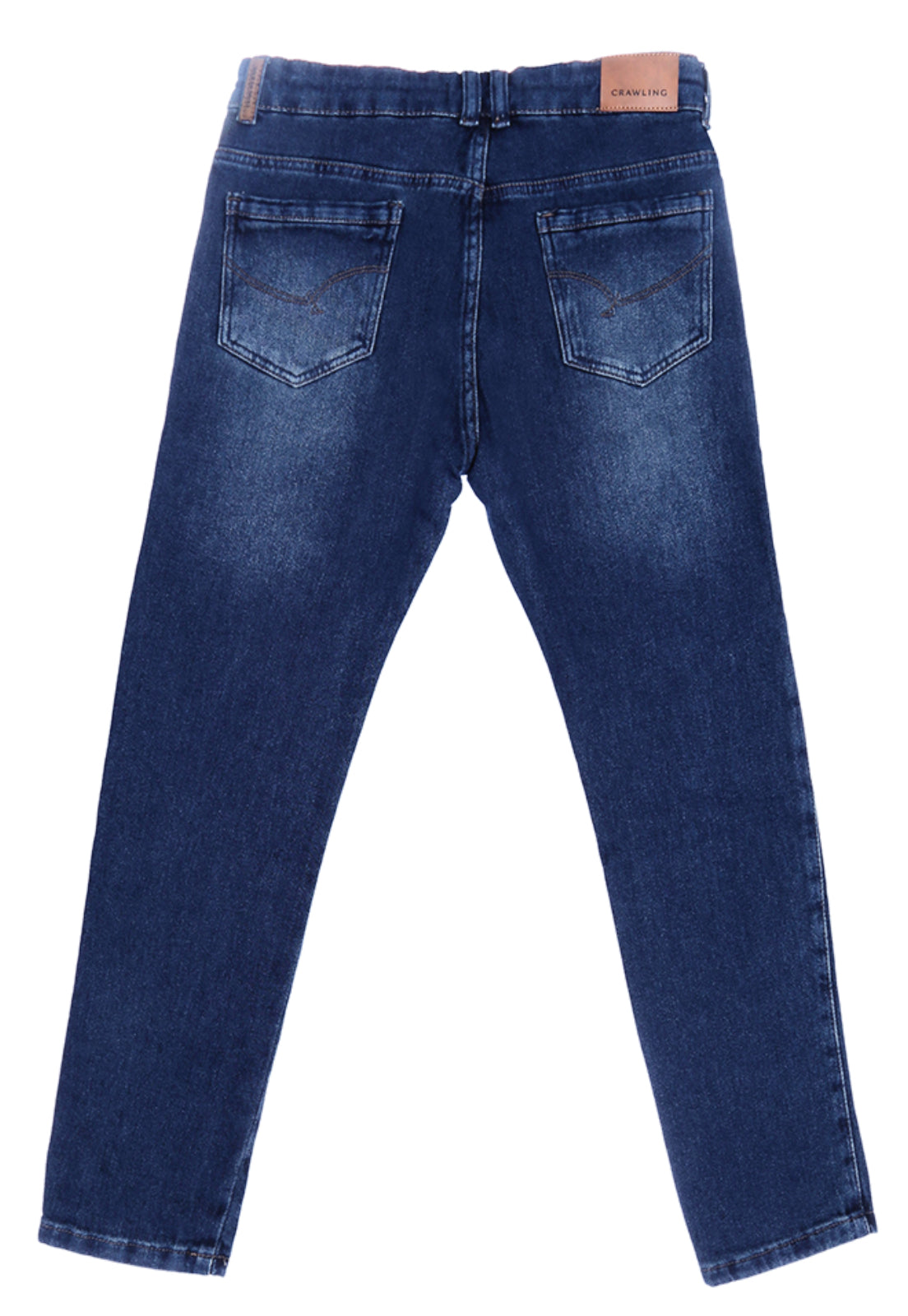 CALCA MAS JNS MLT SKNNY CRAWLING - 10/16 JEANS ESCURO