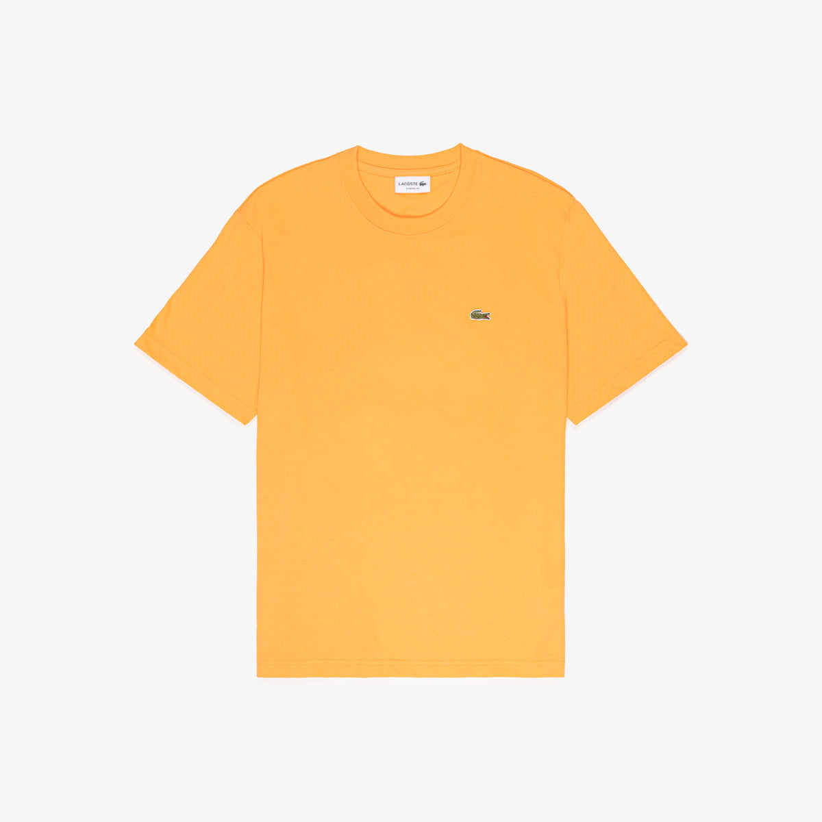 CAMISETA LACOSTE MC MASC BASICA LARANJA JCH