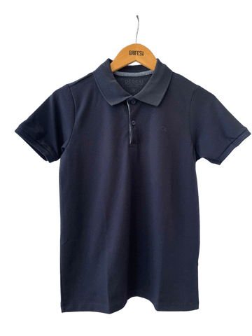 POLO OGOCHI KIDS MC ESSENCIAL LISA 0005 PRETO