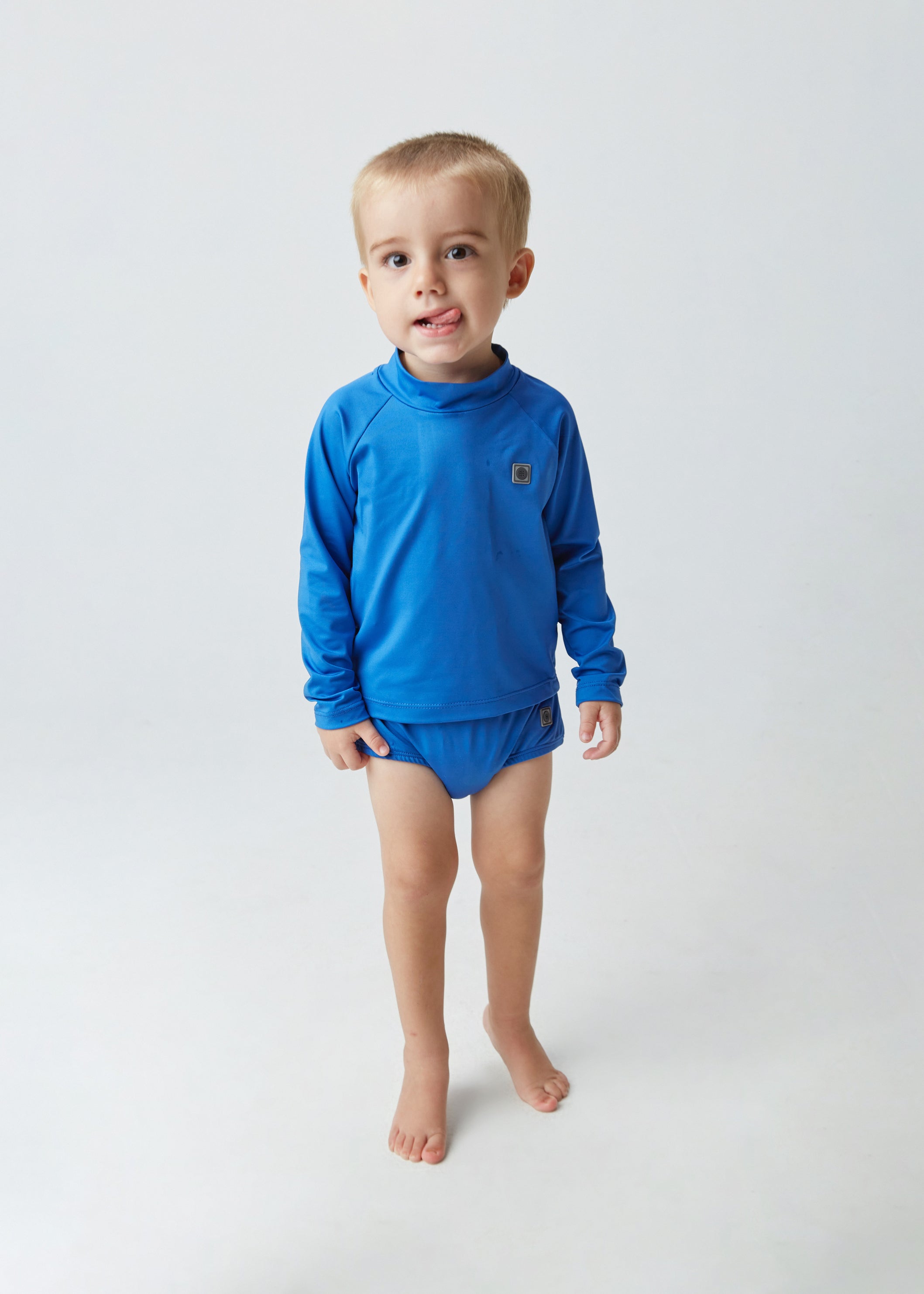 SUNGA BOX MAS KIDS BB UM MAIS UM AZUL ESCURO