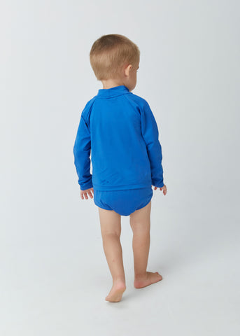 SUNGA BOX MAS KIDS BB UM MAIS UM AZUL ESCURO