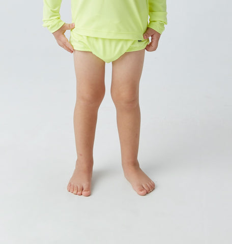 SUNGA BOX MAS KIDS BB UM MAIS UM AMARELO FLUOR