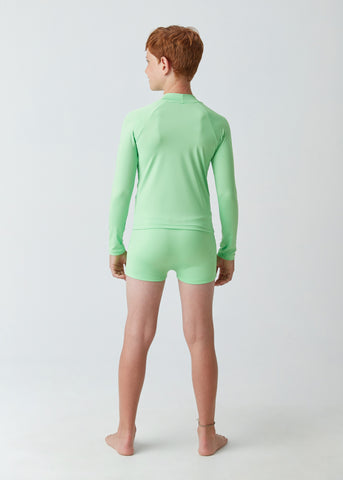 BLUSA PROTECAO UVA KIDS UM MAIS UM VERDE FLUOR