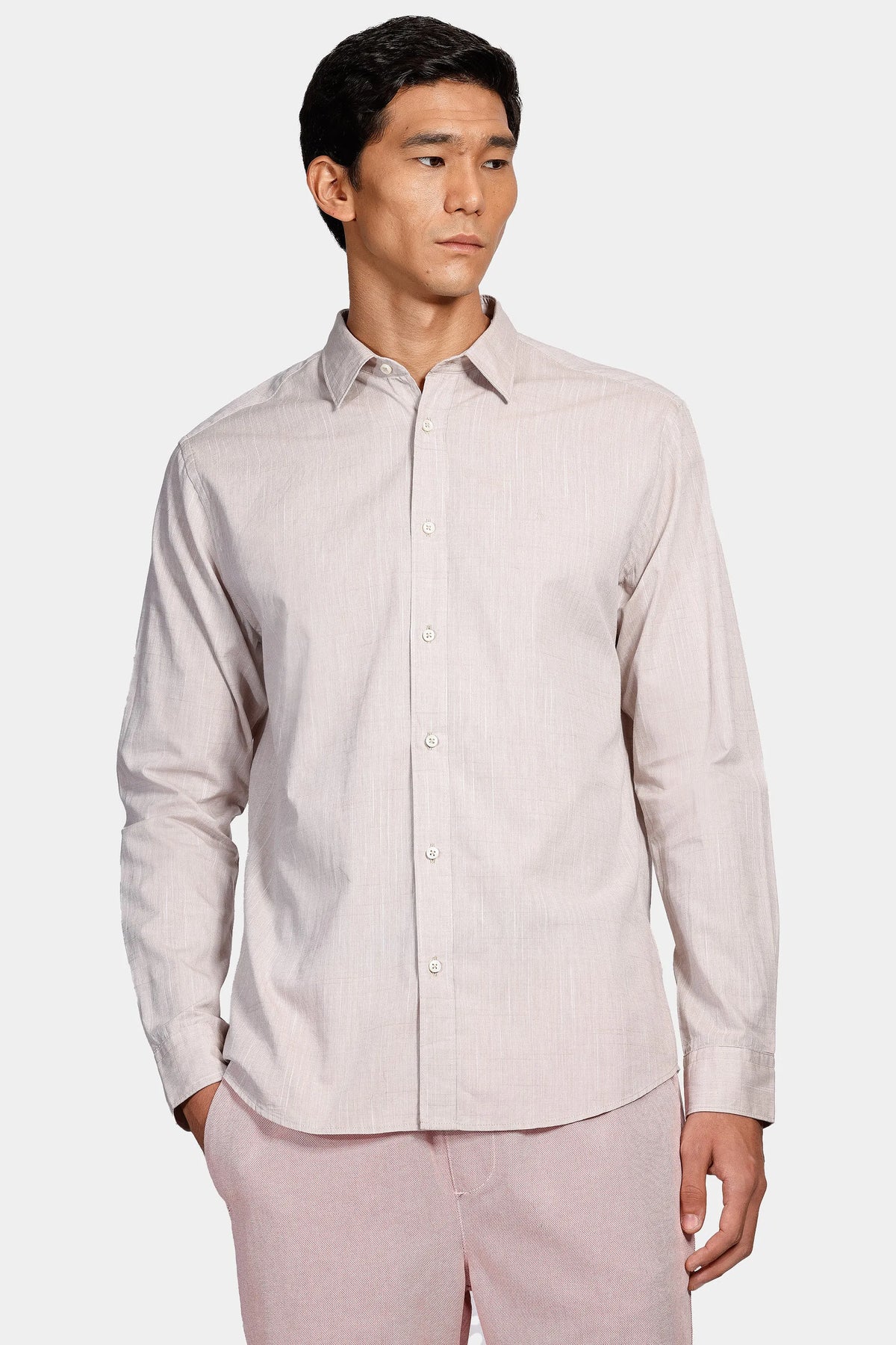 CAMISA ML MAS ARAMIS SLIM FLAME BOSCO CAQUI