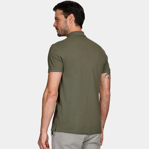 POLO MAS MC PIQUET ZIPER ARAMIS MILITAR