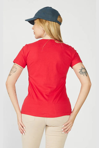 BLUSA FEM MC SILKADA AEROPOSTALE VERMELHO