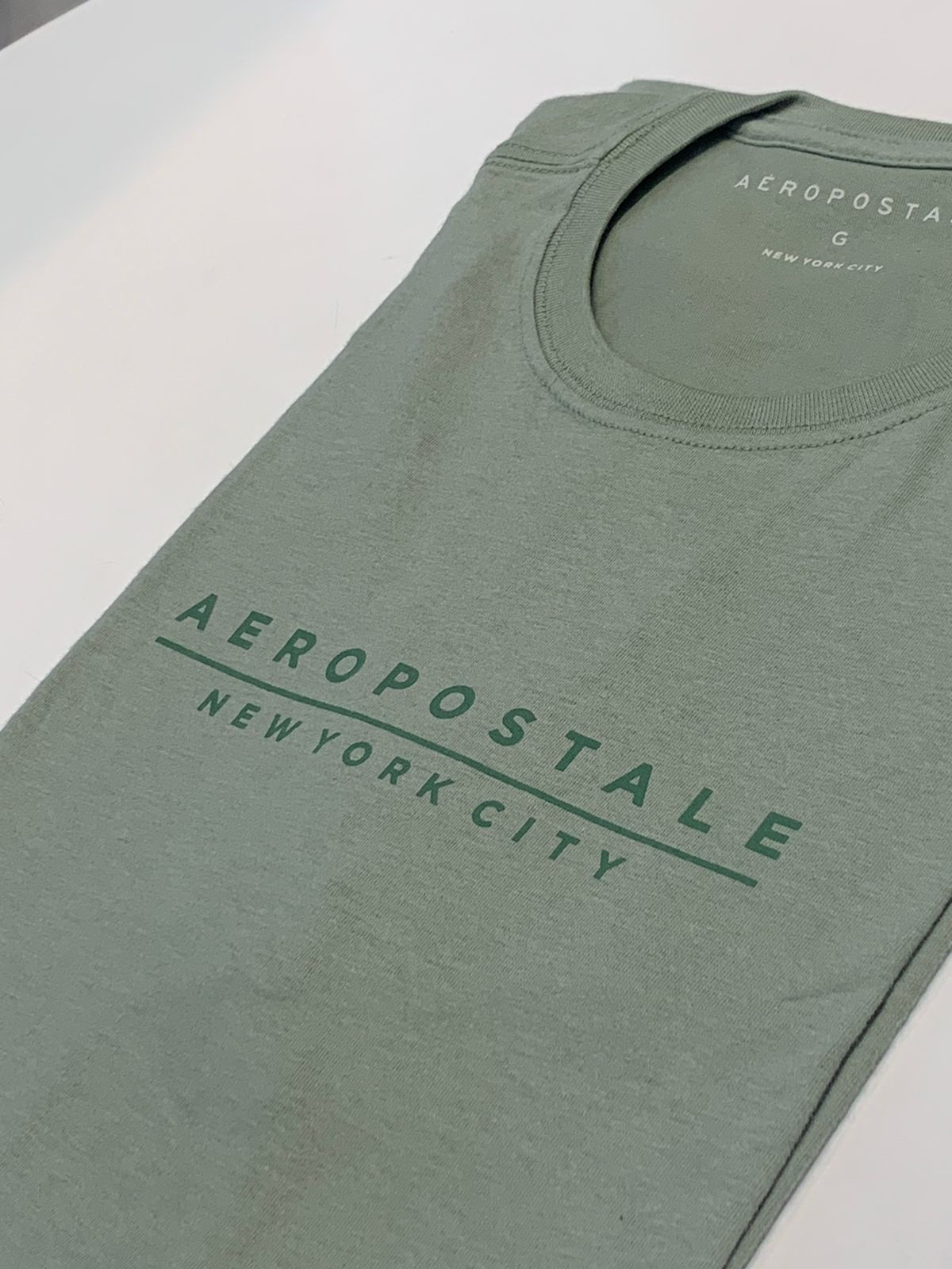 CAMISETA MC MASC SILKADA AEROPOSTALE VERDE MEDIO