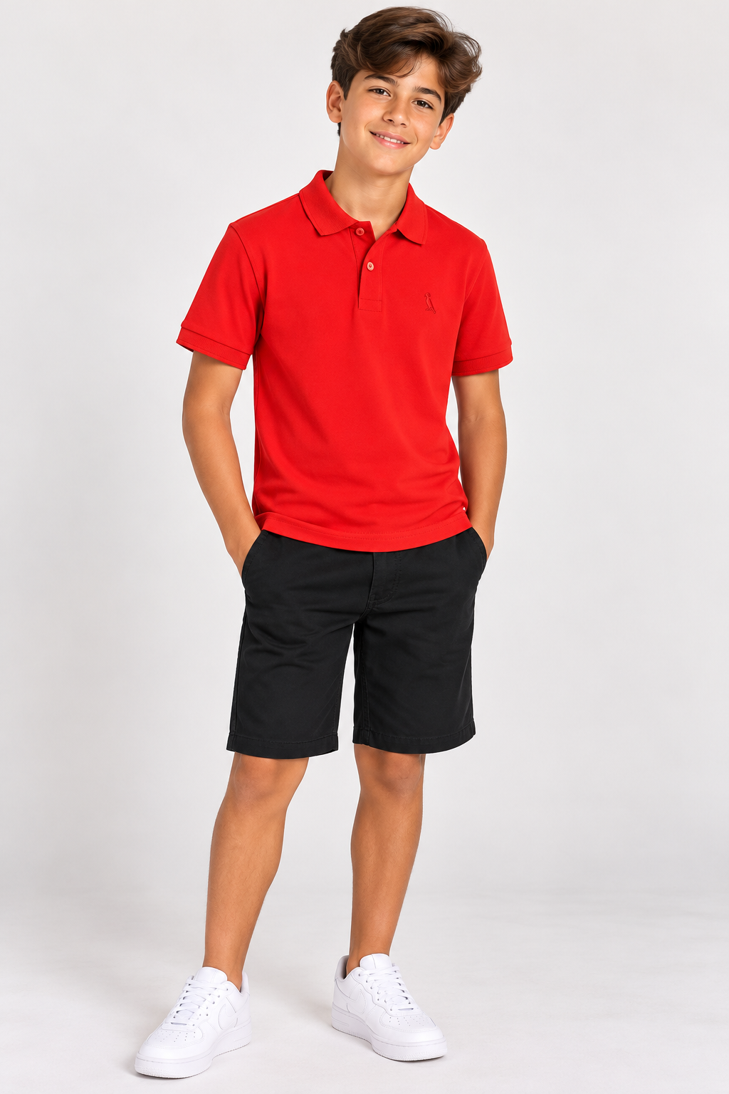POLO RSV MINI MAS MC PF PIMA PIQUET VERMELHO