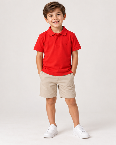 POLO RSV MINI MAS MC PF PIMA PIQUET VERMELHO