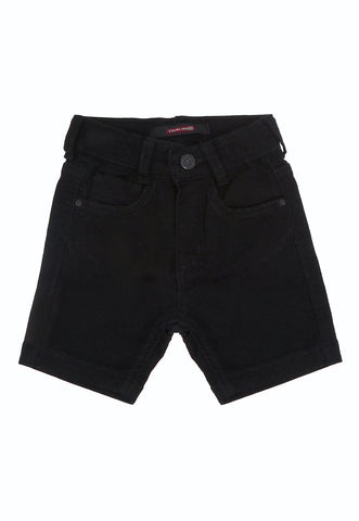 BERMUDA MAS SARJA CRAWLING - 1/3 PRETO