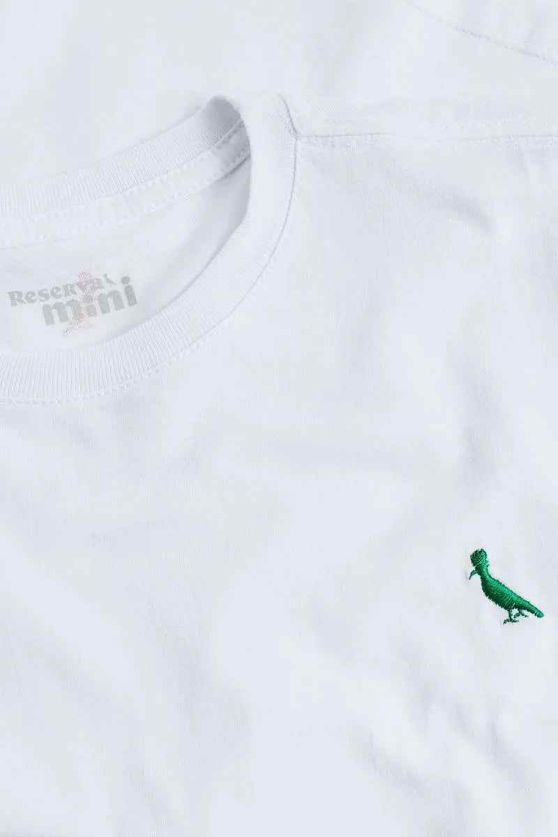 CAMISETA RSV MINI BORDADO PP VERDE BRANCO