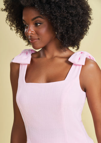 BLUSA ALCA VISCOSE FLAME LINEN ROSA QUARTZ