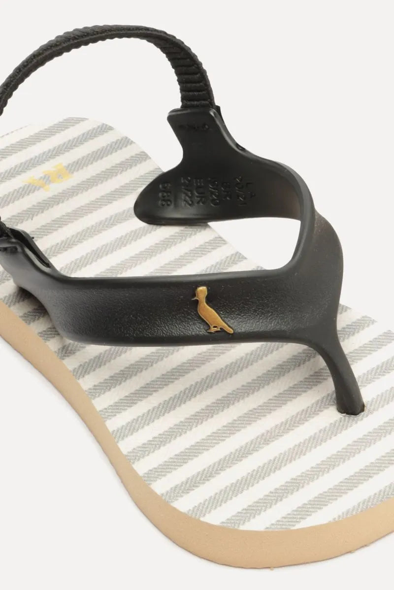 CHINELO RSV MINI BB LINHO BICOLOR MARROM/PRETO