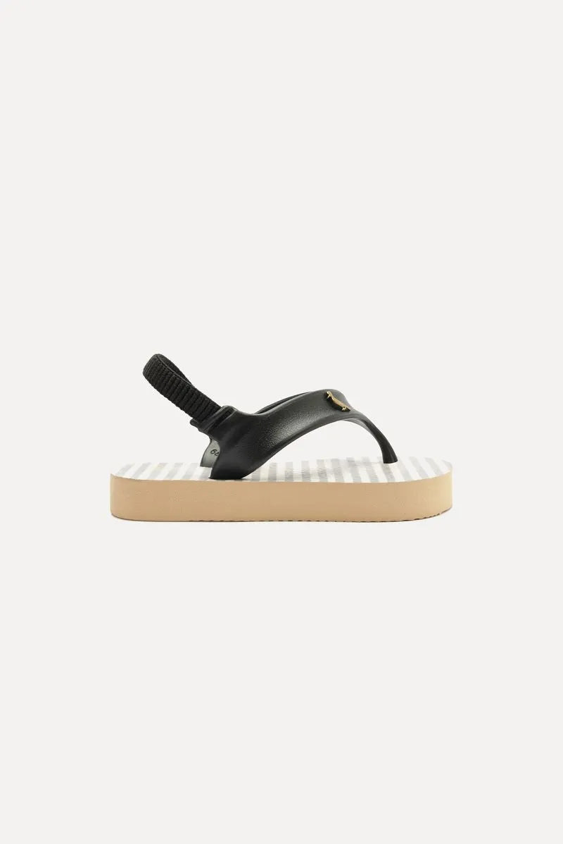 CHINELO RSV MINI BB LINHO BICOLOR MARROM/PRETO