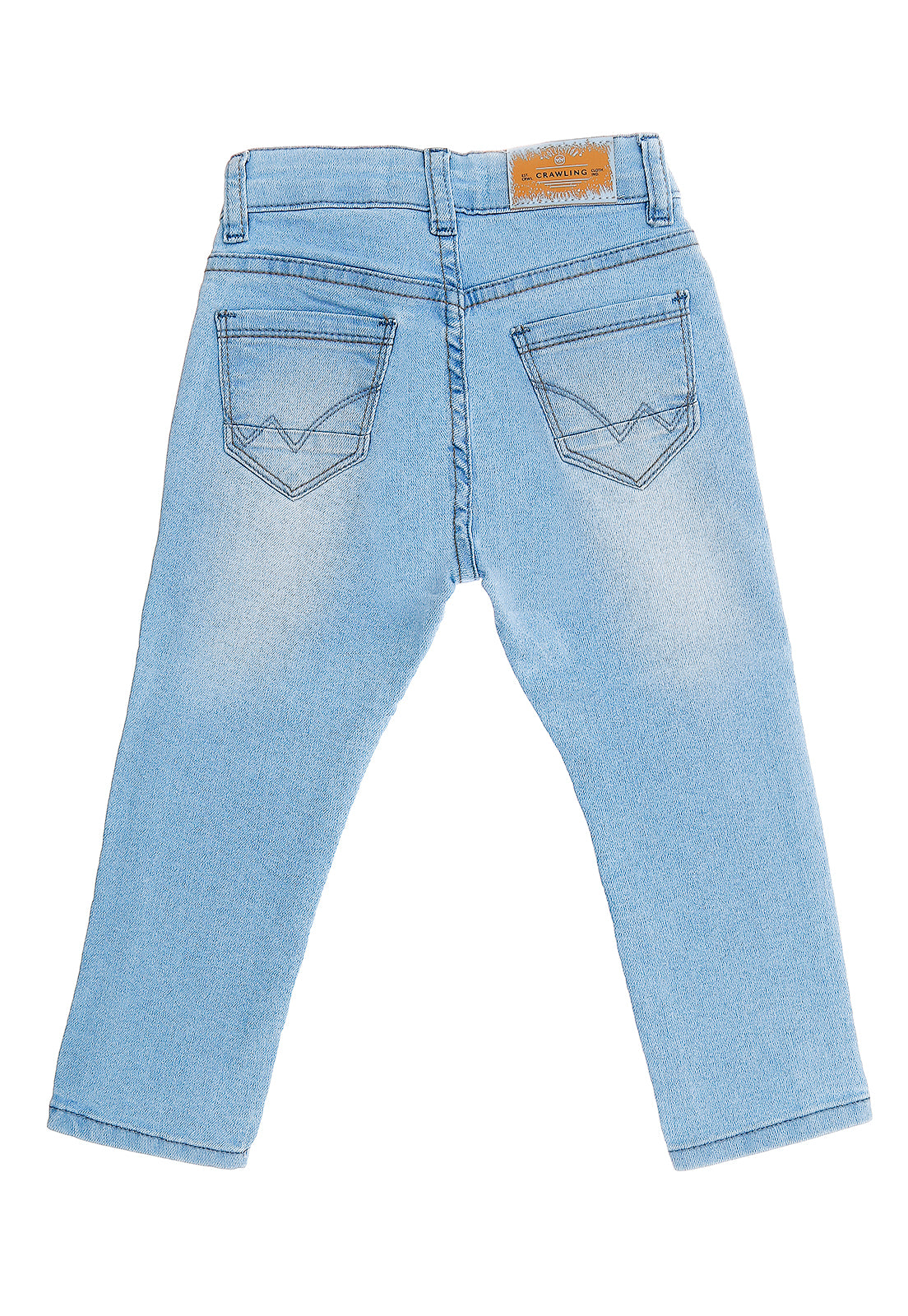 CALCA JEANS MAS SKINNY CRAWLING - 1/3 JEANS CLARO