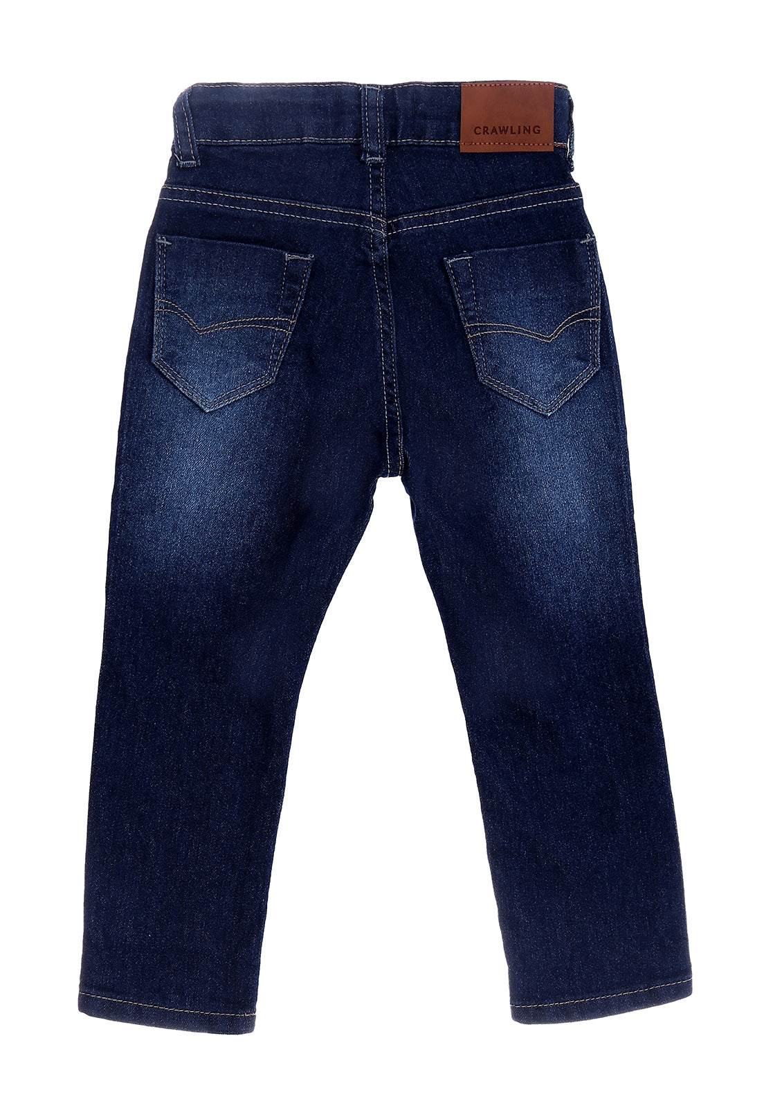 CALCA JEANS MAS SKINNY CRAWLING - 1/3 JEANS ESCURO