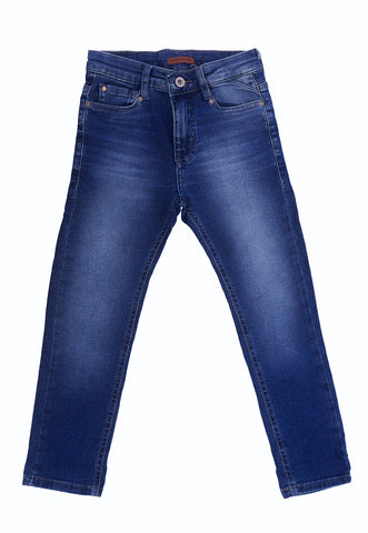 CALCA JEANS MAS SKINNY CRAWLING - 4/8 JEANS MEDIO