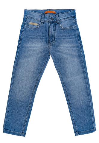 CALCA JEANS MAS SKINNY CRAWLING - 4/8 JEANS MEDIO