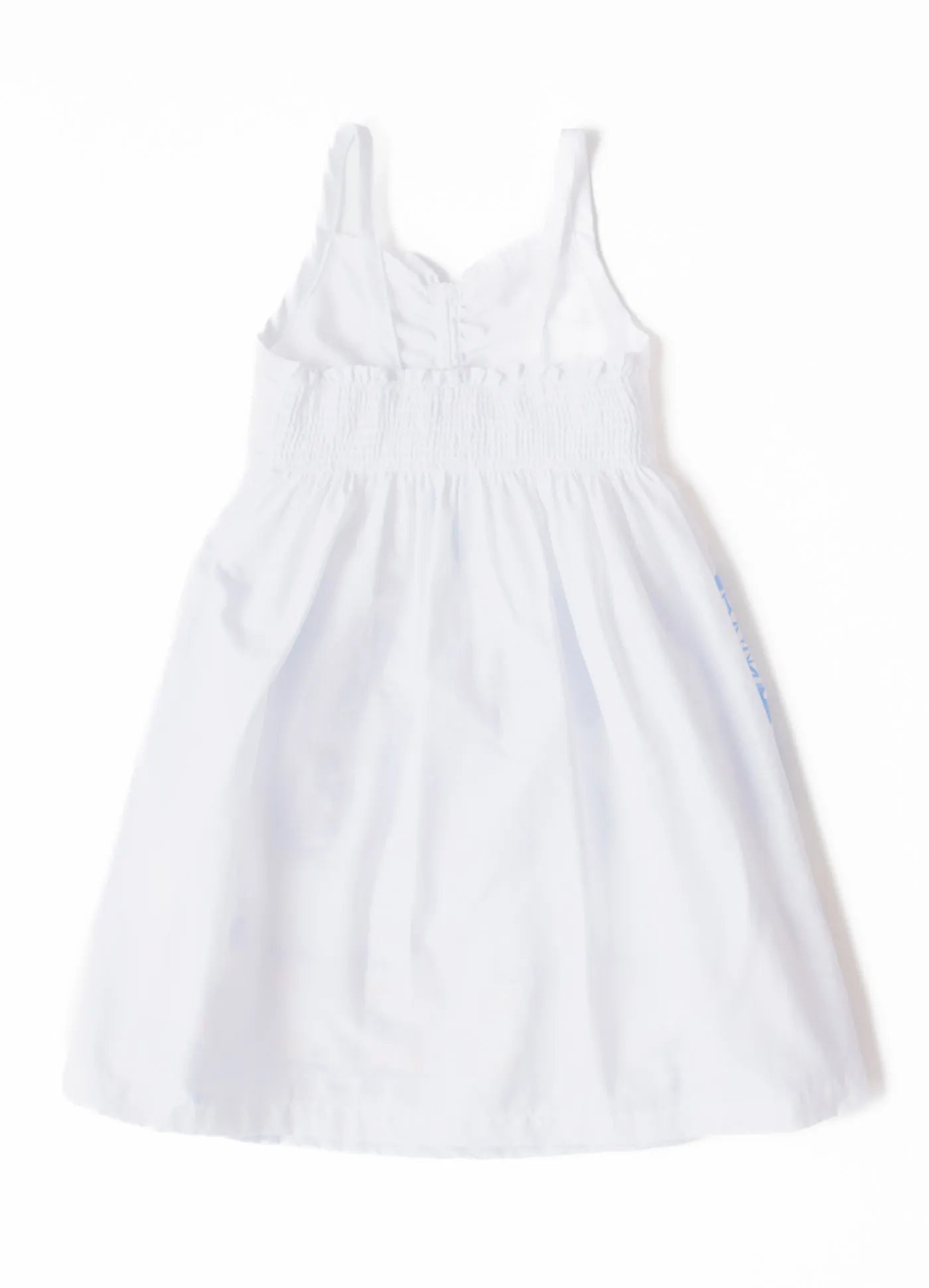 VESTIDO FEM BORBOBLUE ALPHABETO BRANCO