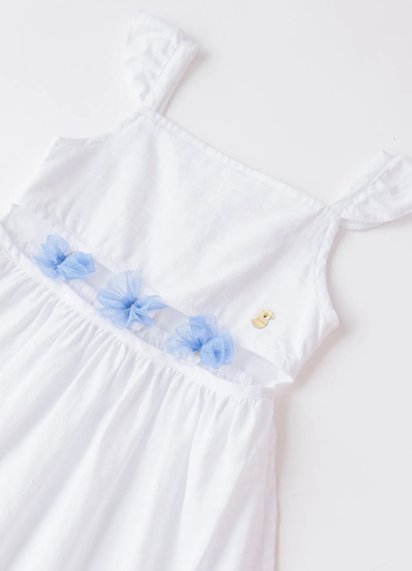 VESTIDO FEM BORBOBLUE ALPHABETO BRANCO