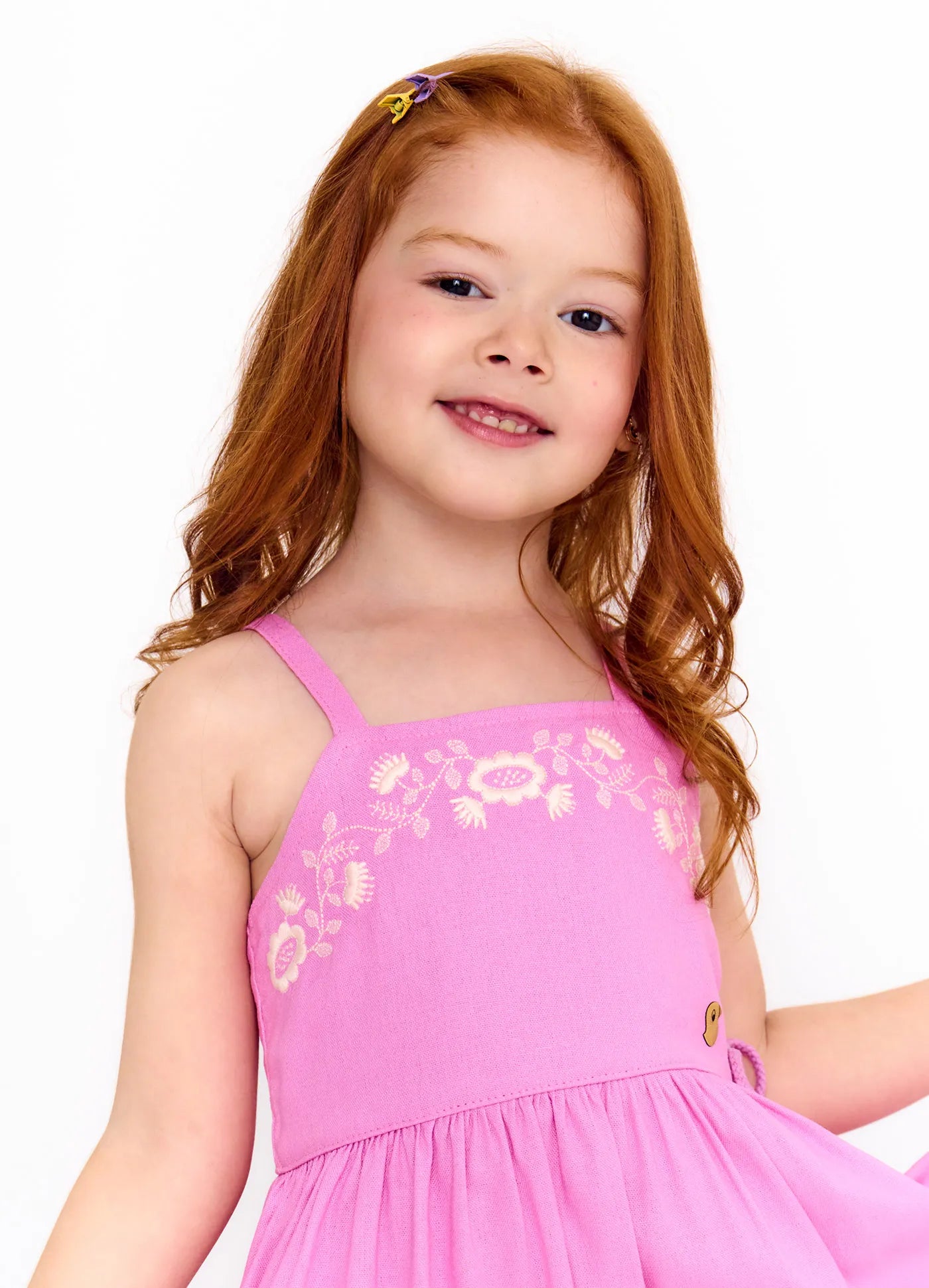 VESTIDO FEM FLORES ALPHABETO VIOLACIO