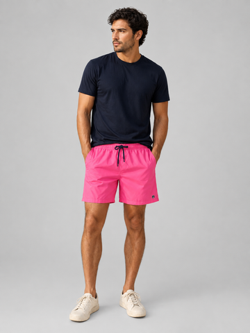 SHORT TACTEL MASC LISO JAIAL PINK/MARINHO