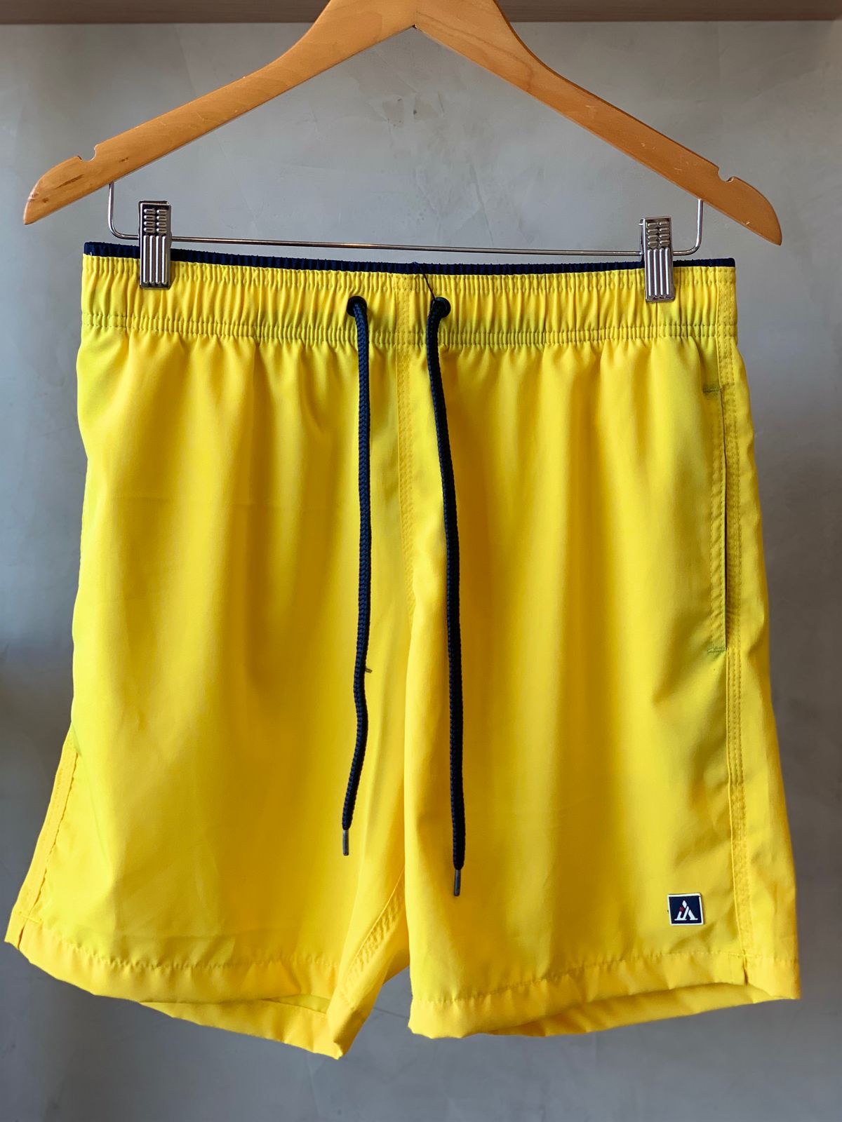 SHORT TACTEL MASC LISO JAIAL AMARELO/MARINH