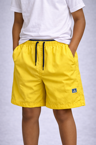 SHORT TACTEL MASC LISO JAIAL AMARELO/MARINH
