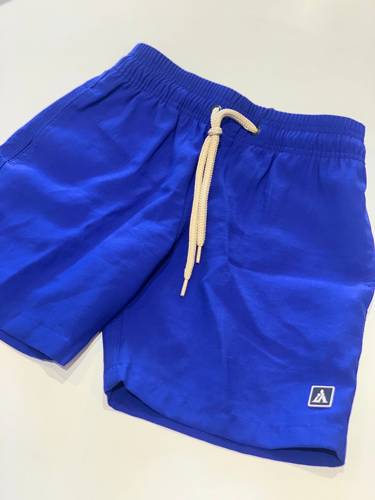 BERMUDA MAS KIDS ALFA PREMIUM VISCOSE AZUL BIC