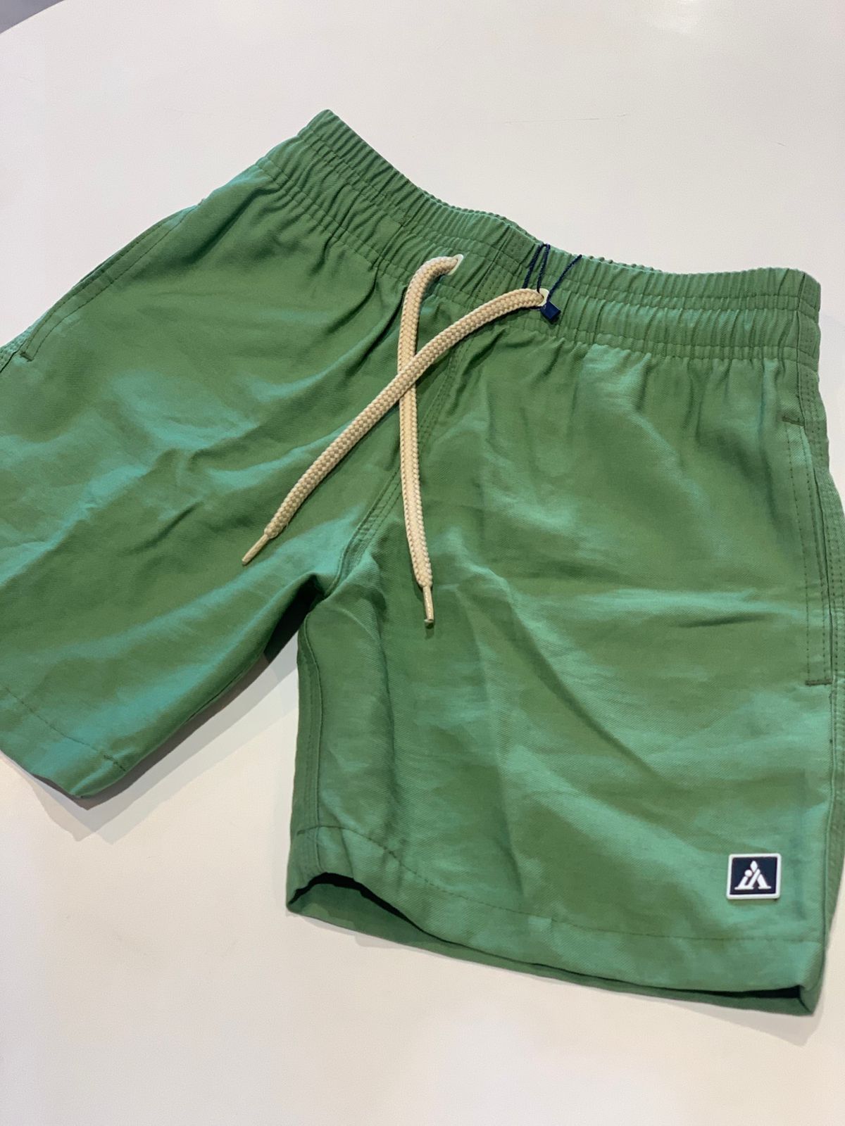 BERMUDA MAS KIDS ALFA PREMIUM VISCOSE VERDE FOLHA