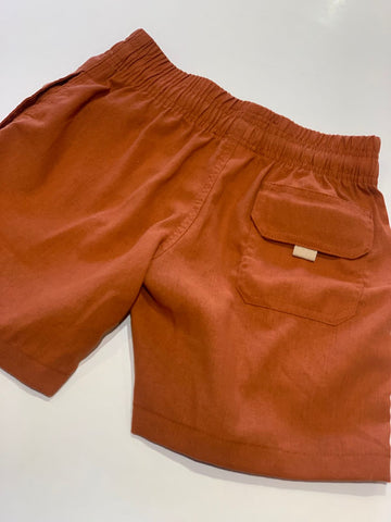 SHORT LINHO MASC KIDS LISO CANELA