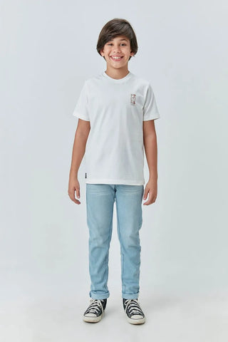 CAMISETA MAS ALG C EST FRENTE E COSTAS OFF WHITE