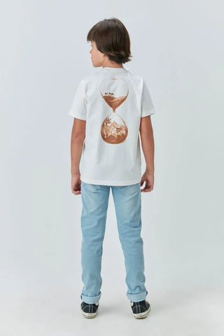 CAMISETA MAS ALG C EST FRENTE E COSTAS OFF WHITE