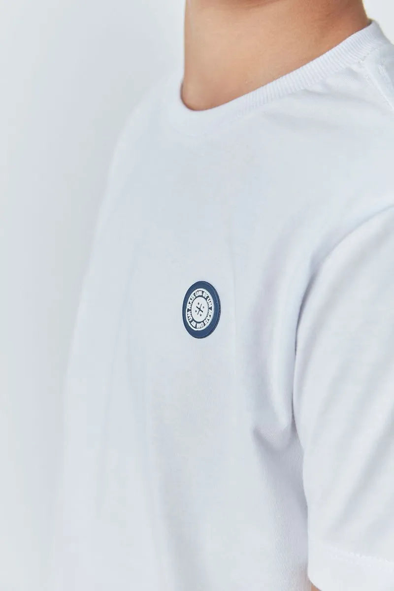 CAMISETA MAS ALG ESTAMPA COSTAS BRANCO