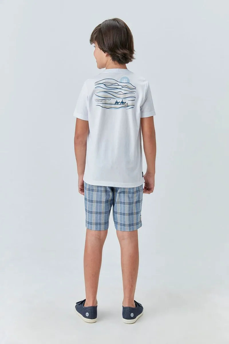 CAMISETA MAS ALG ESTAMPA COSTAS BRANCO