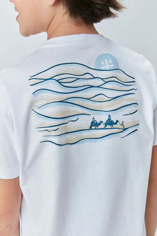 CAMISETA MAS ALG ESTAMPA COSTAS BRANCO