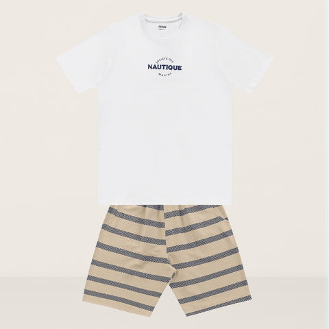 CONJ MAS CAM NAUTIQUE E BERM LIST BRANCO