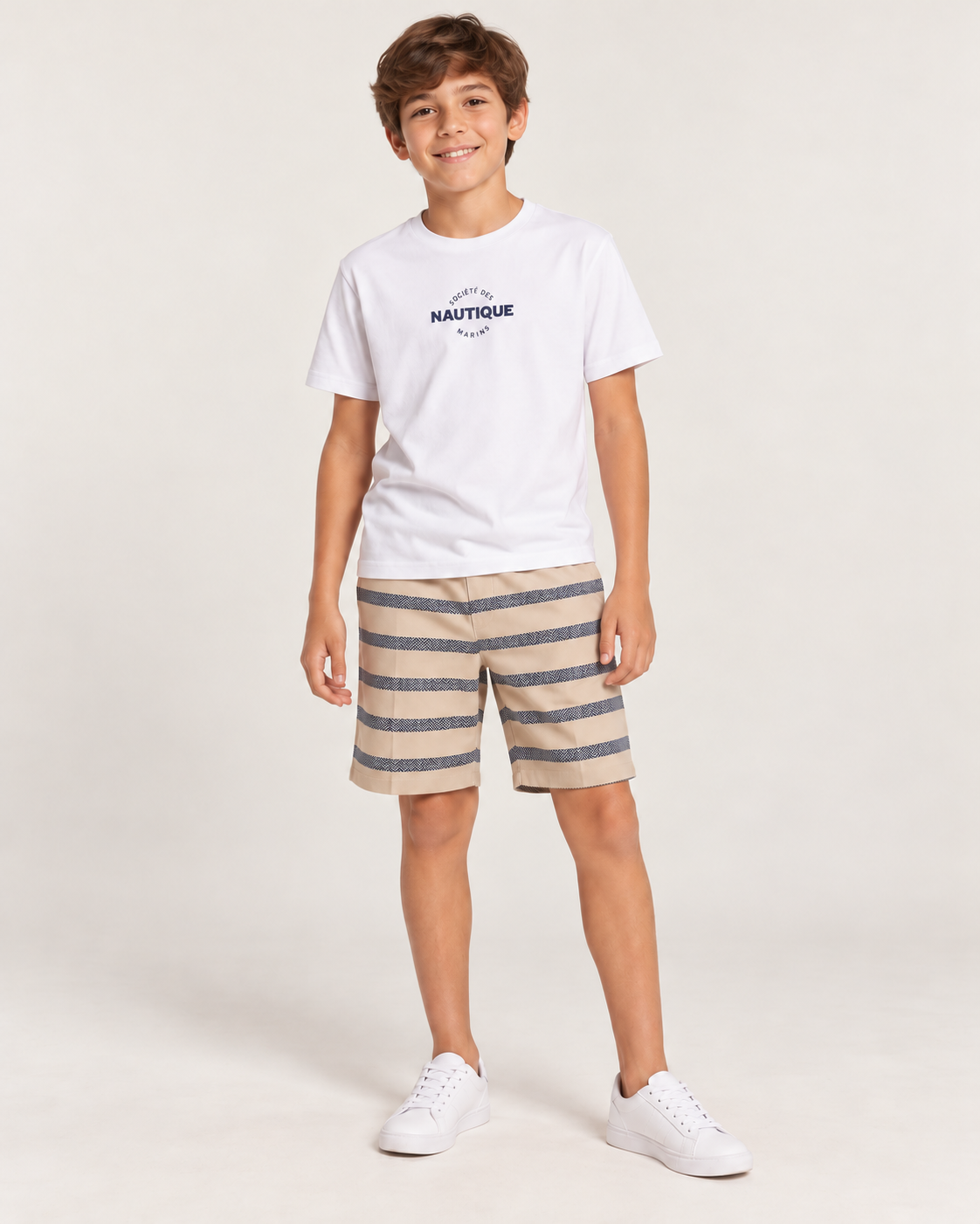 CONJ MAS CAM NAUTIQUE E BERM LIST BRANCO