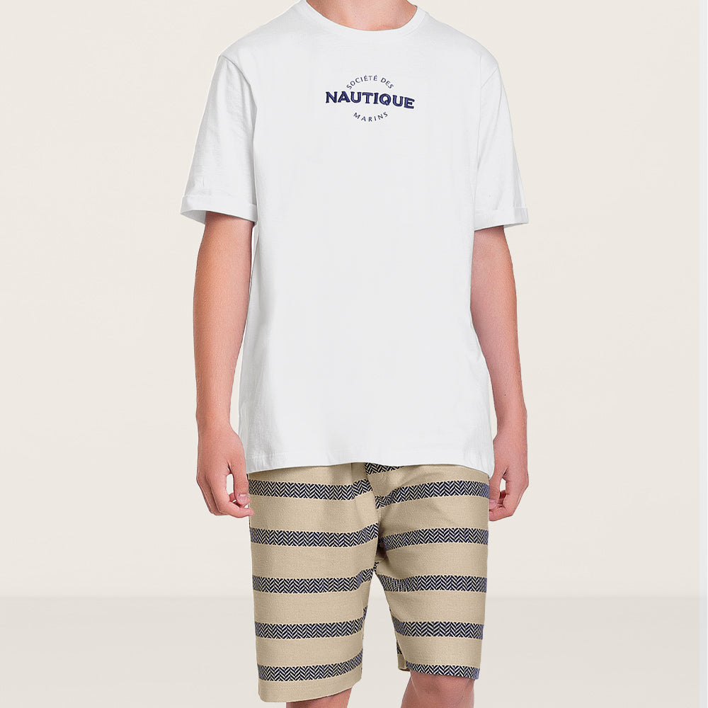 CONJ MAS CAM NAUTIQUE E BERM LIST BRANCO