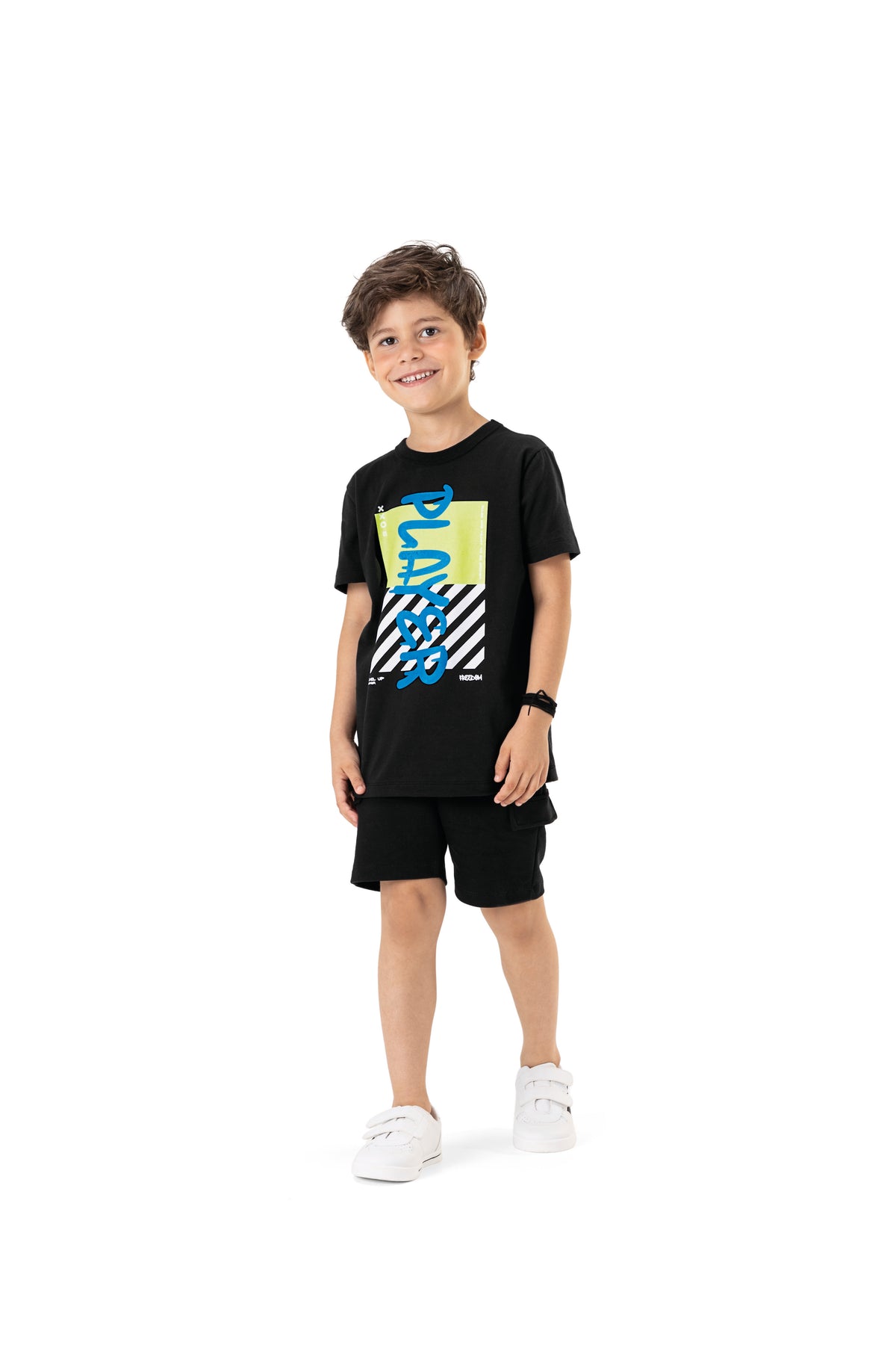 CONJ MAS CAM PLAYER E BERM MLT PA BOLSOS PRETO