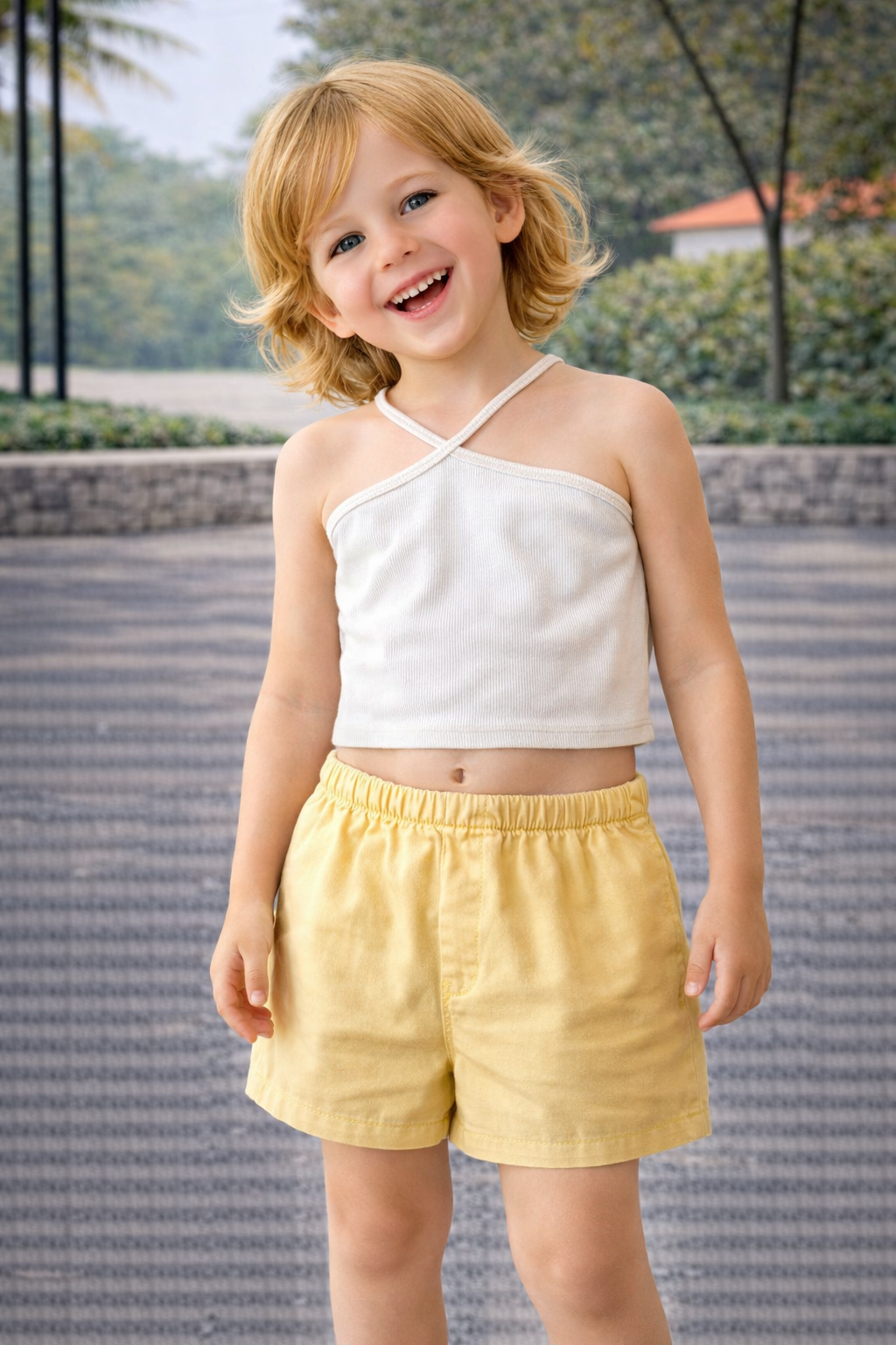 TOP FEM JUV RIBANA ALCA OFF WHITE