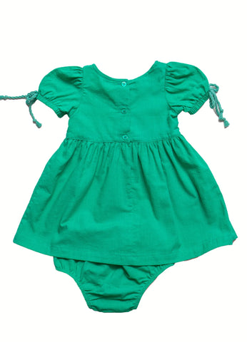 VESTIDO EST FLORESTA MAGICA VERDE