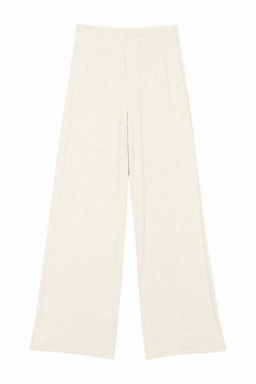 CONJ FEM BLUSAO E CALCA CANEL LINHO OFF WHITE