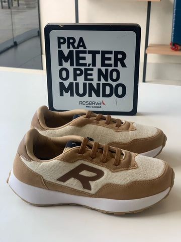 TENIS RSV MINI R JOG PALHA/CAN/NATURAL