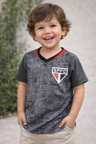 CAMISETA INF SAO PAULO BROOK RAJADA CHUMBO