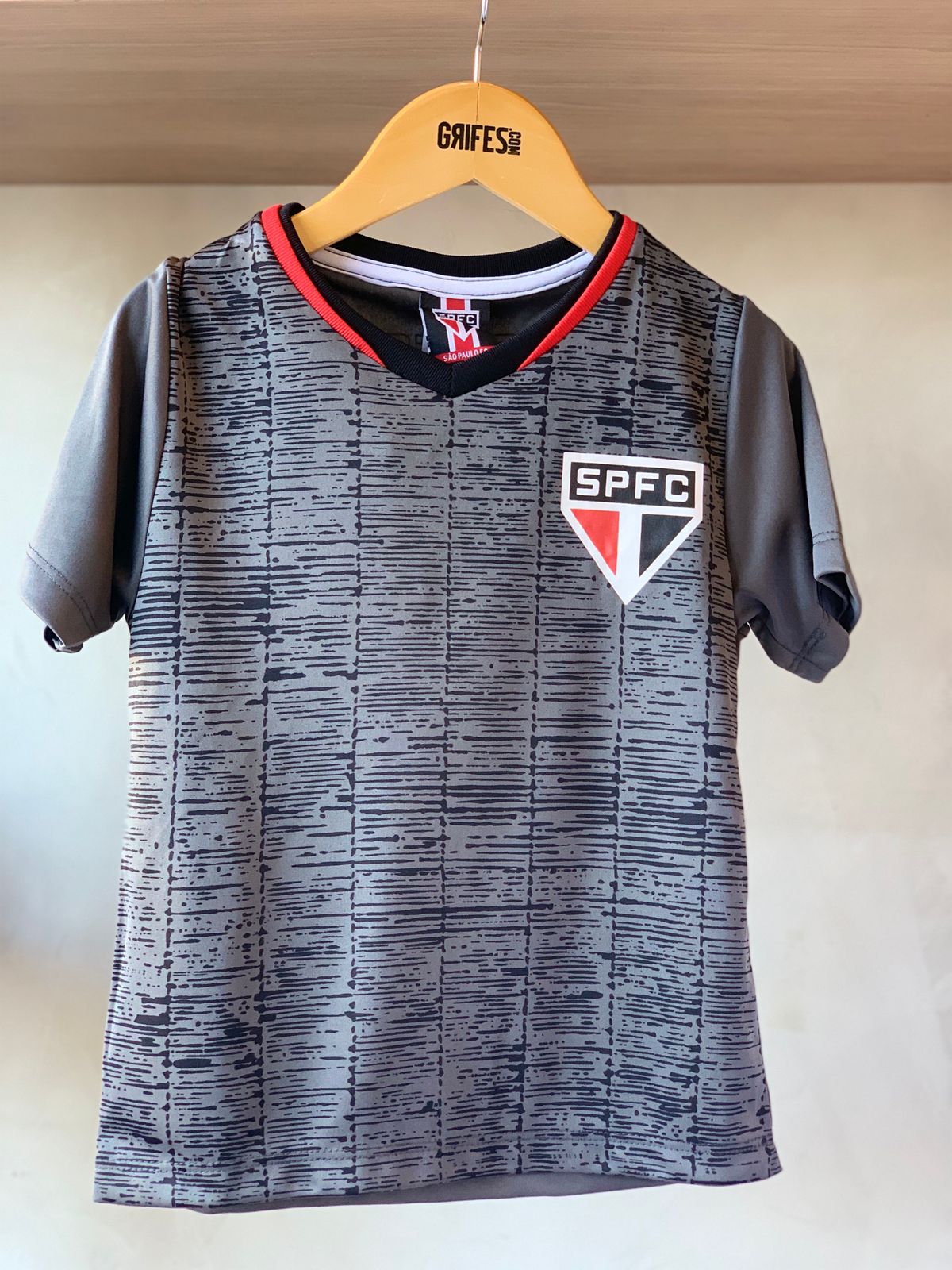 CAMISETA INF SAO PAULO BROOK RAJADA CHUMBO