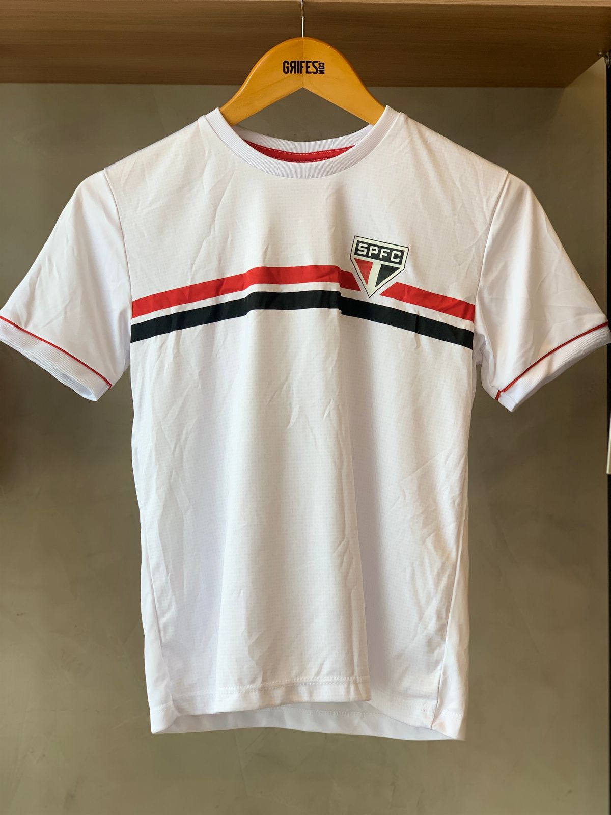 CAMISETA INF SAO PAULO ICE 2 LISTRAS BRANCO