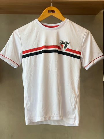 CAMISETA INF SAO PAULO ICE 2 LISTRAS BRANCO